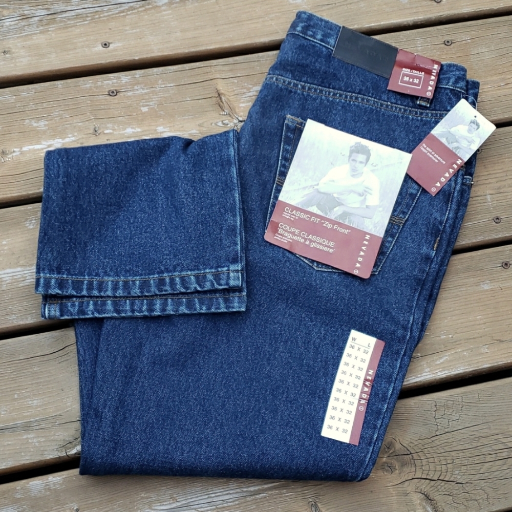 NEW! Vintage Men's Denim Nevada Jeans - Classic Fit
